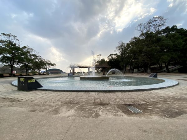 稲佐山公園の噴水