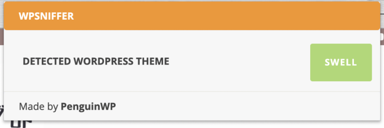 WPSNIFFERでWordPressのテーマを調べる④