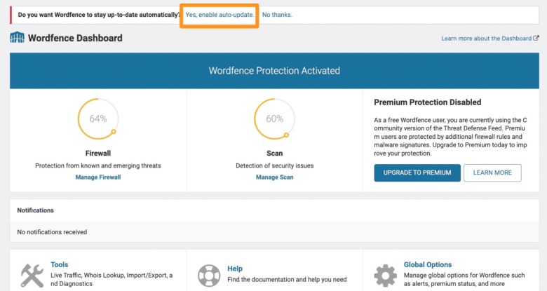 Wordfence Securityの使い方②